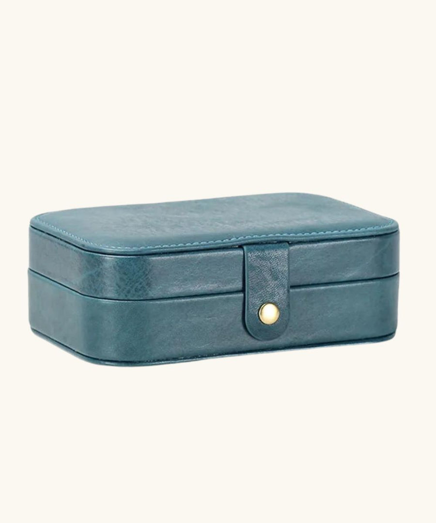 Leather Tabacco Jewellery Box