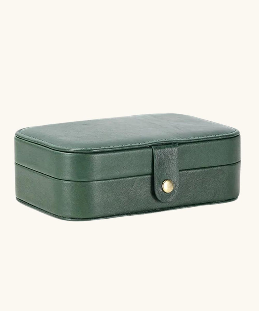 Leather Tabacco Jewellery Box