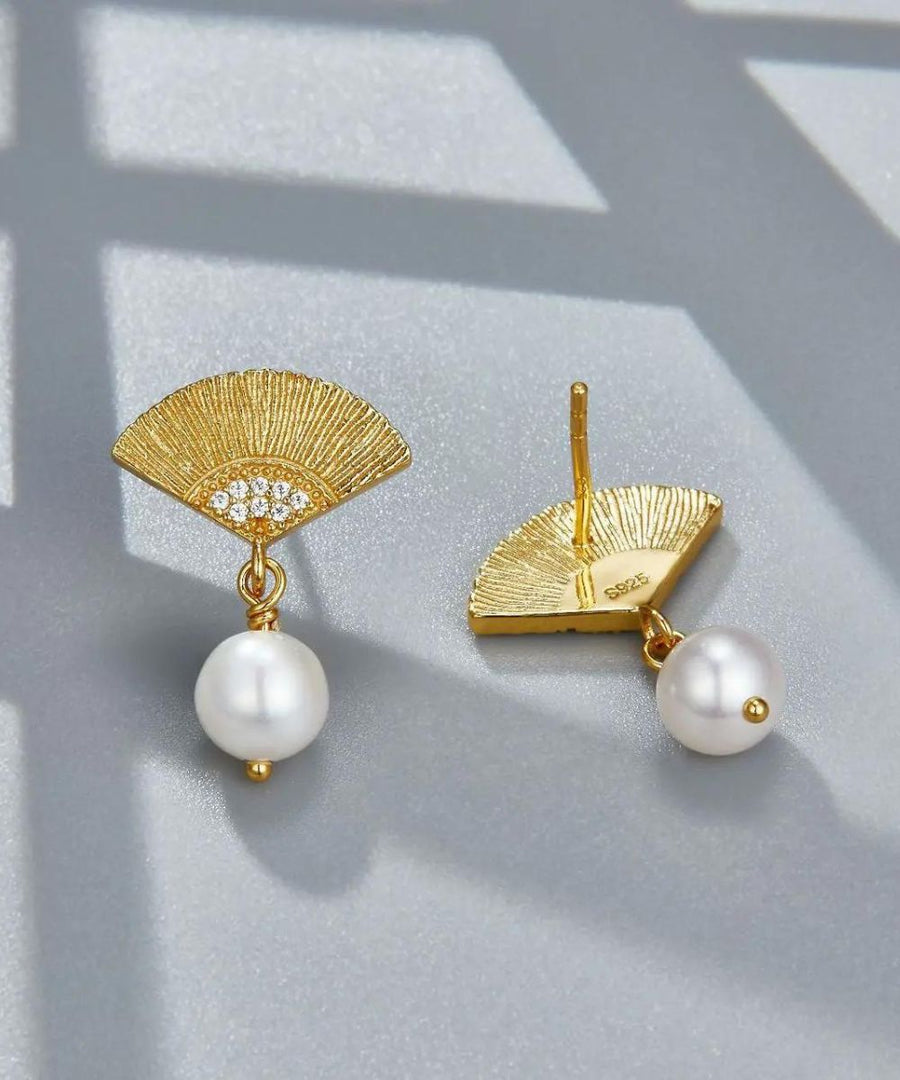 Indian Phaon Pearl Drop Earrings