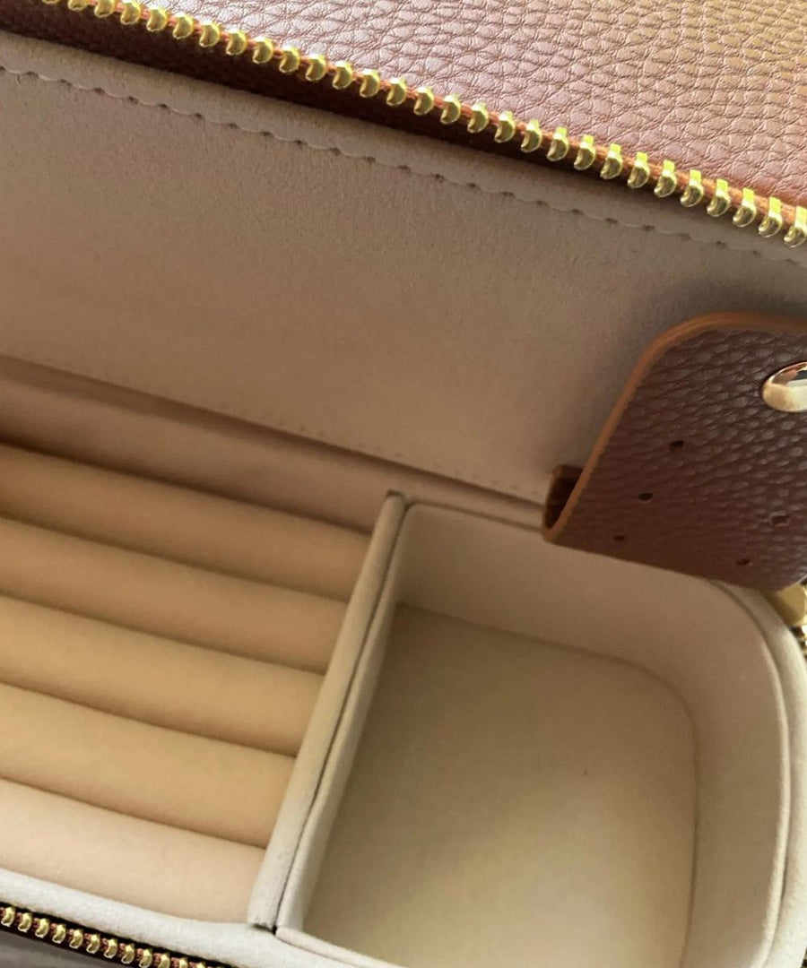 Double Leather Jewellery Box